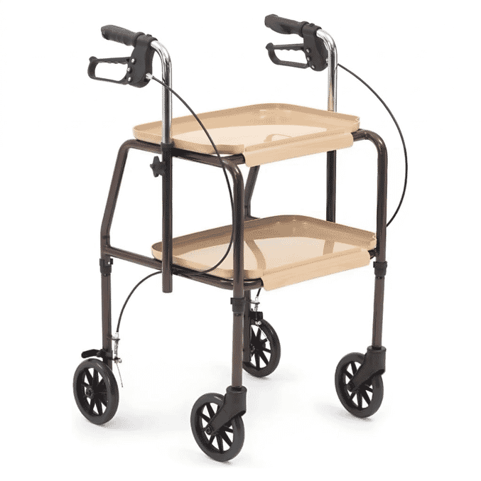 combination household trolley brown