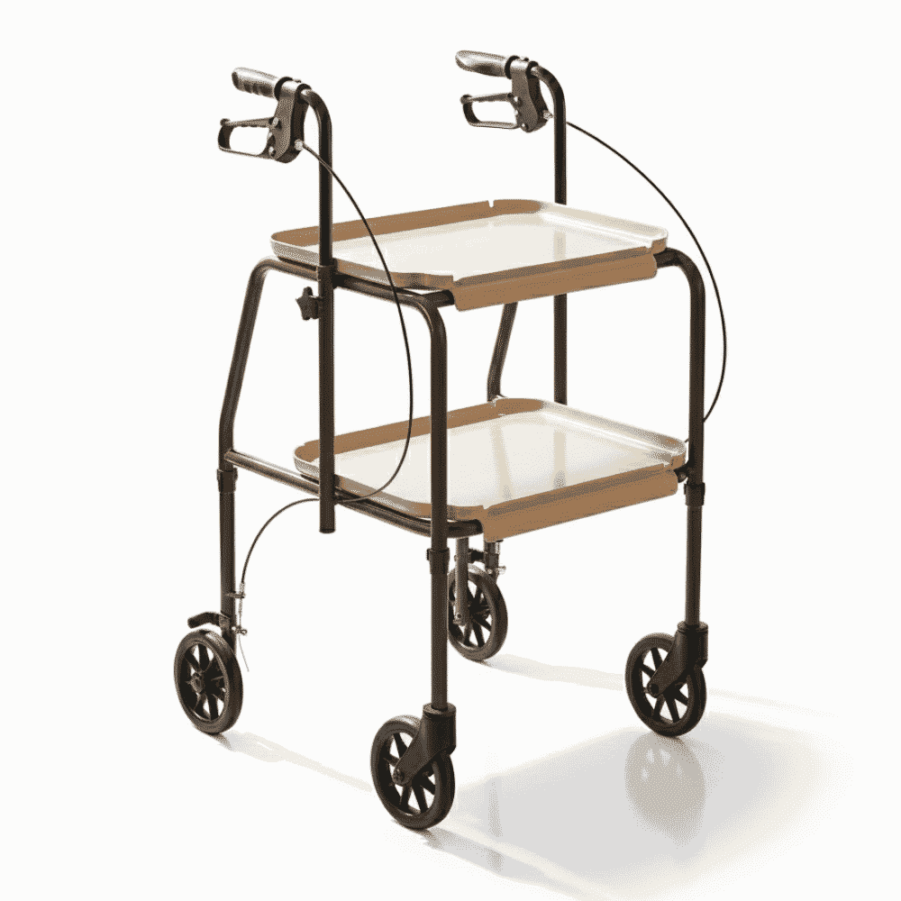 View Combination Trolley Walker Cream and Brown information