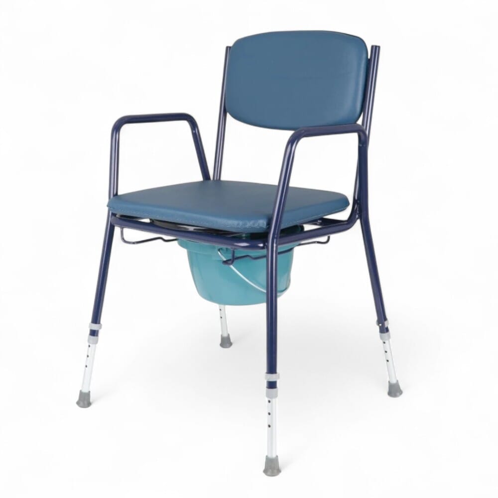 comfort chair commode with seat on
