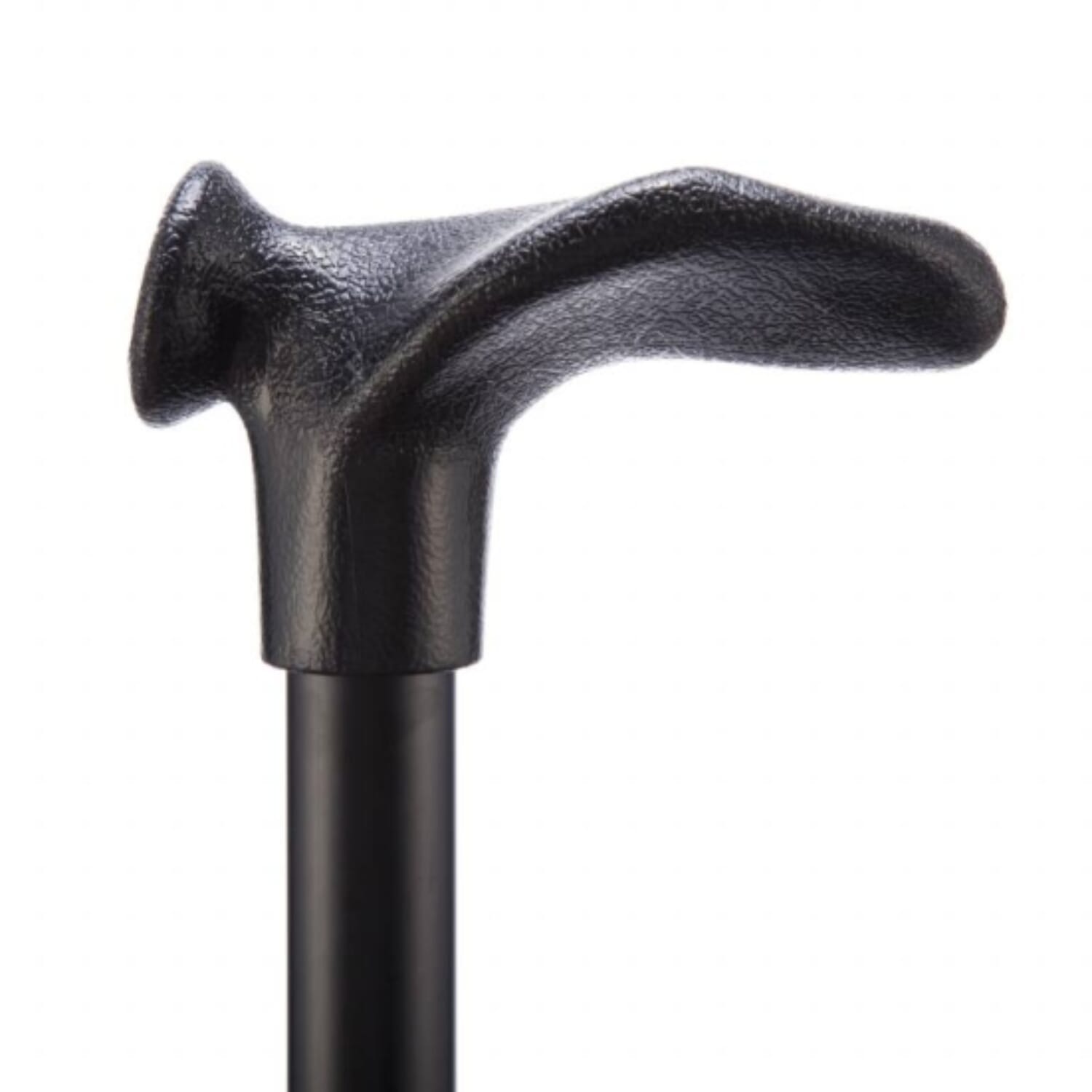 View Comfort Grip Cane Adjustable Folding Black Right Handed information