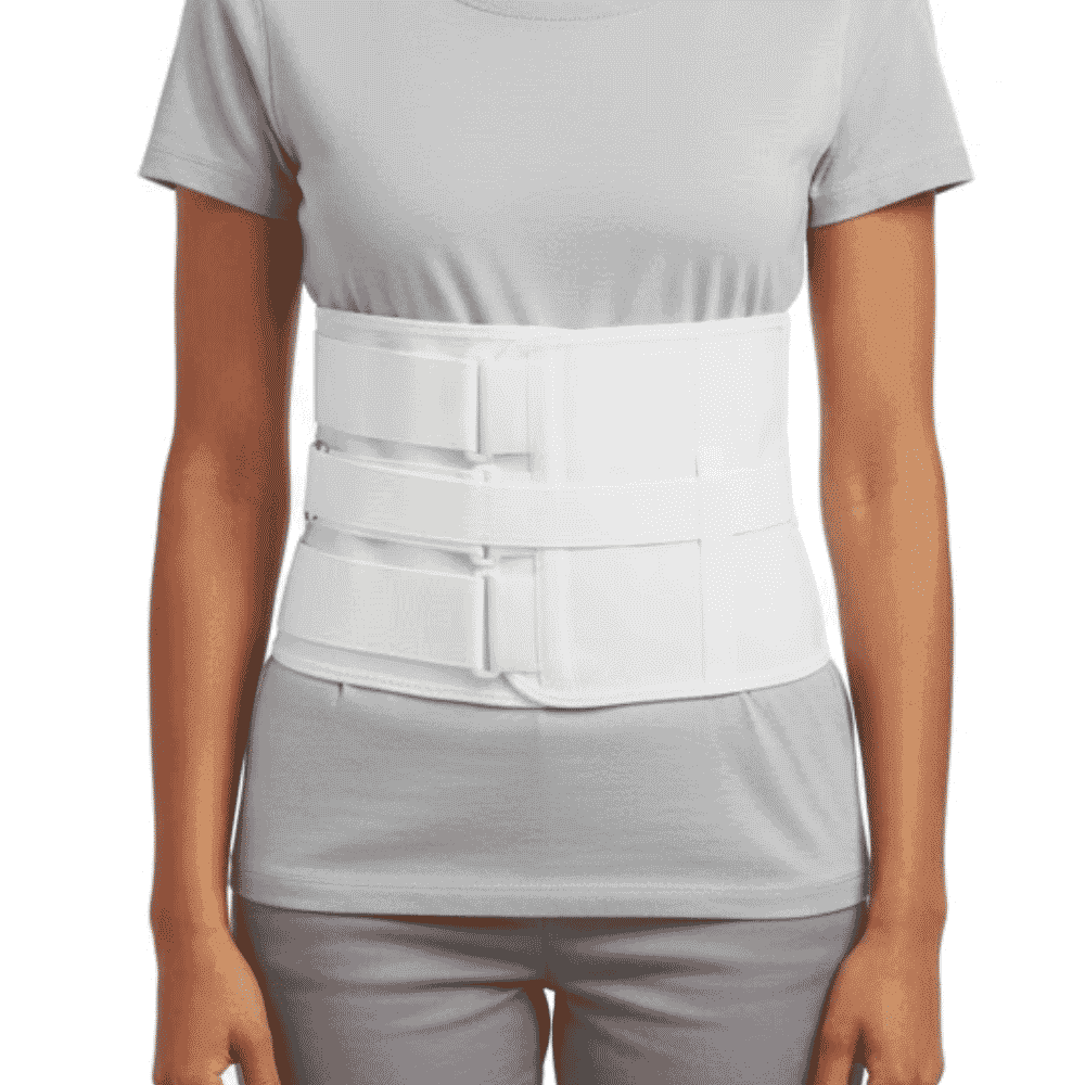 comfort lumbar sacral support front on model