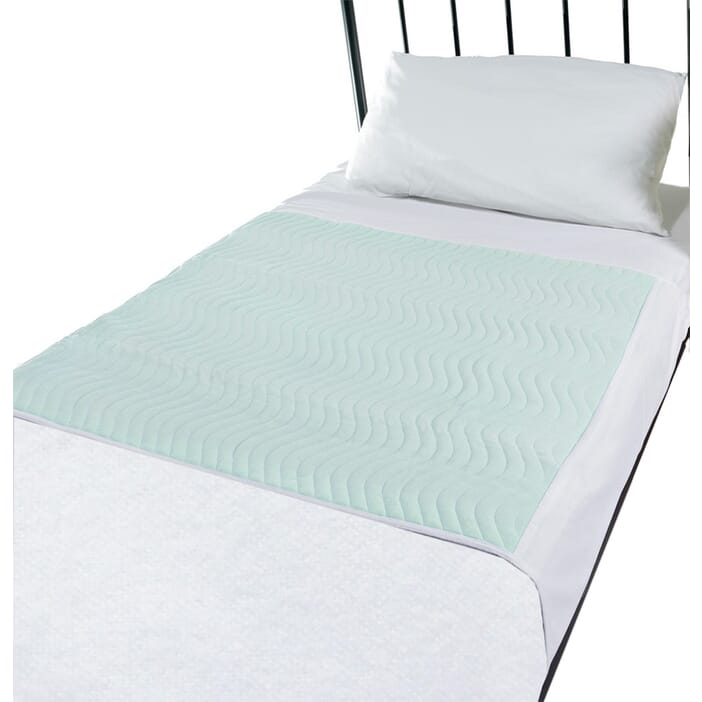 comfortnights washable bed pad 90 x 90 cm with wings