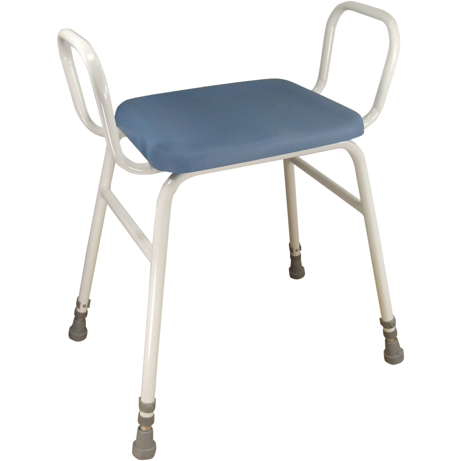 View Comfy Padded Perching Stool Stool with Arms information