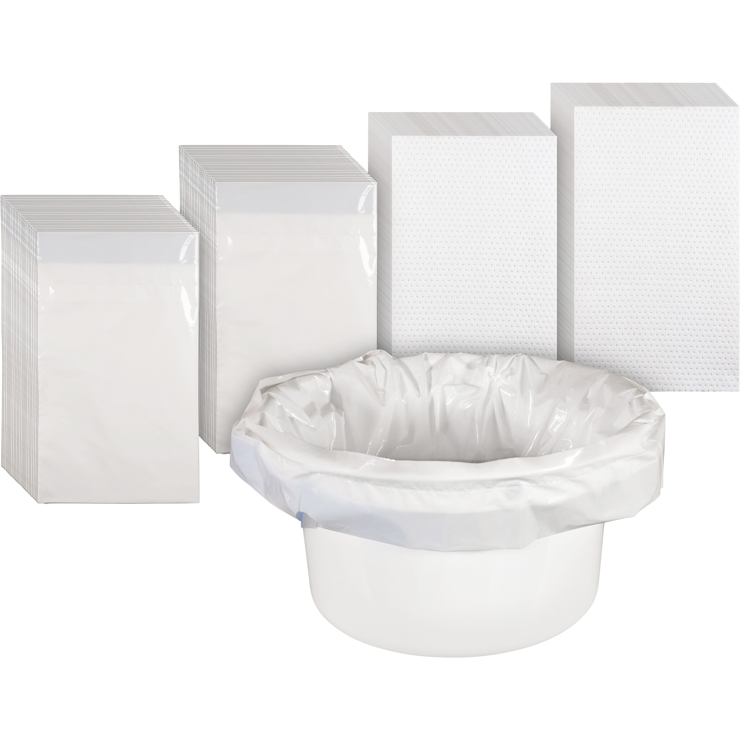 commode liners with absorbent pads box of 50 7