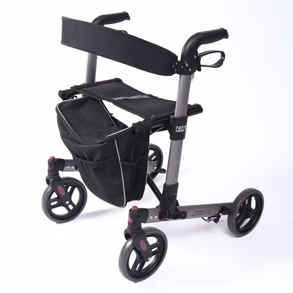 View Compact Adjust Rollator Silver information