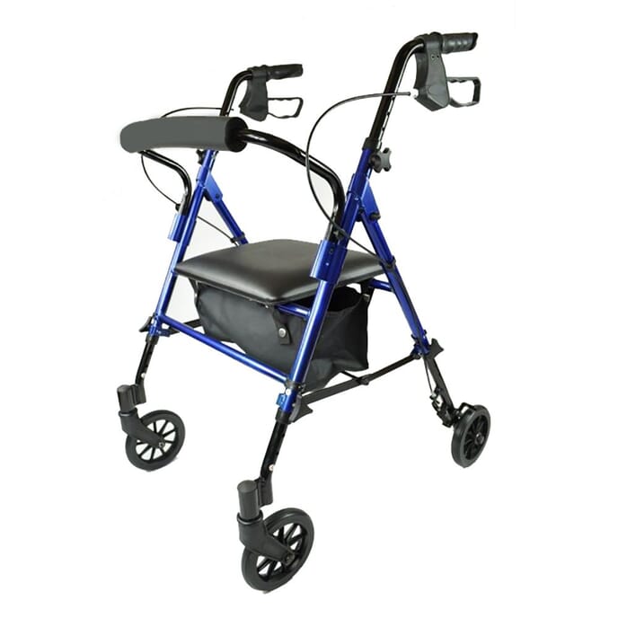 compact aluminium rollator in blue1_1