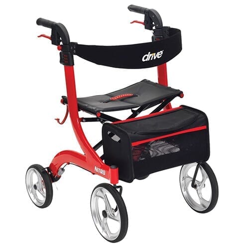 View Compact Drive Nitro Rollator Red information