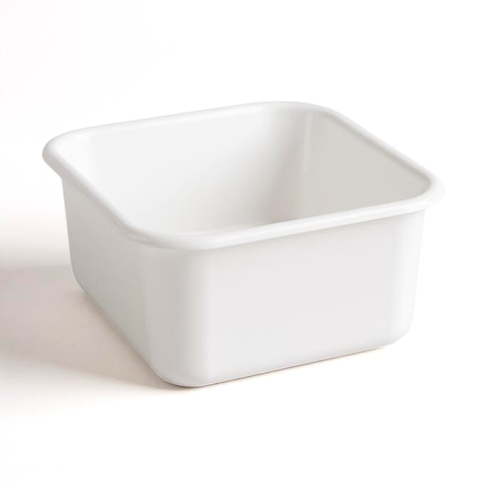 compact square commode pan