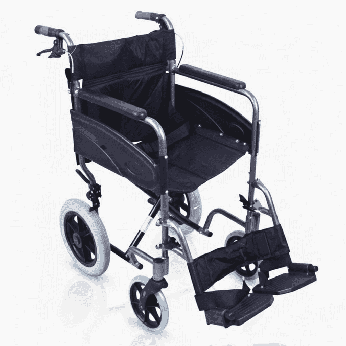 compact transit wheelchair hammered effect