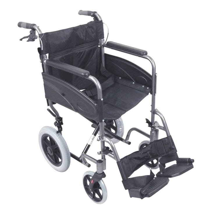 compact transport aluminium wheelchair hammered effect