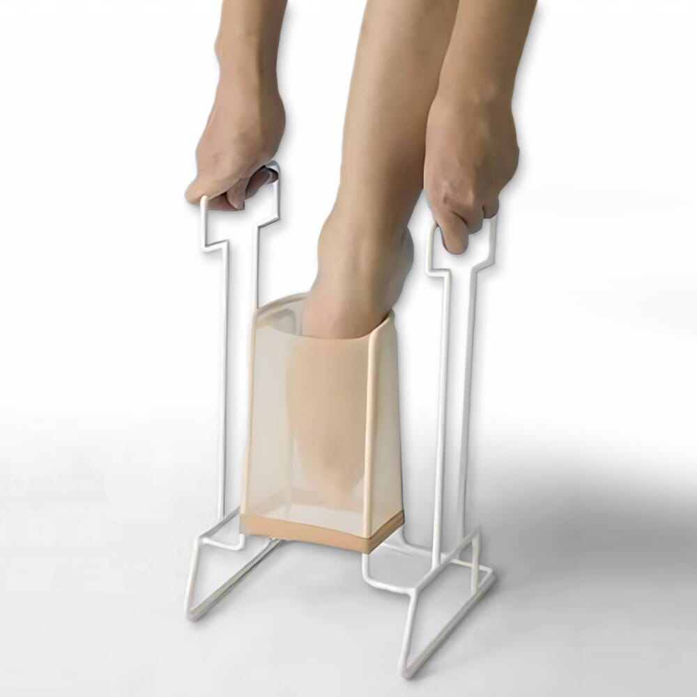 Compression stocking aid sock helper from essential aids