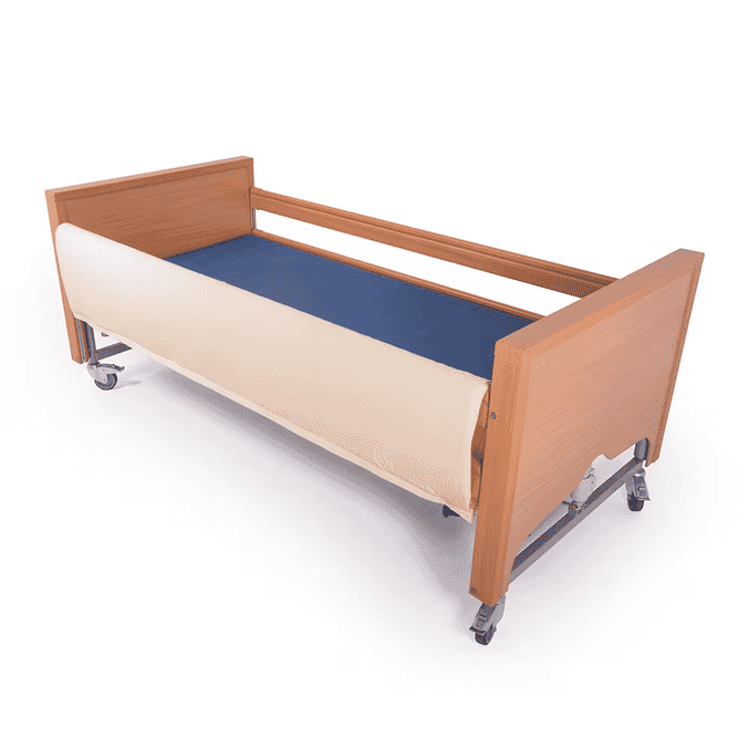 connected full length cot side bumper