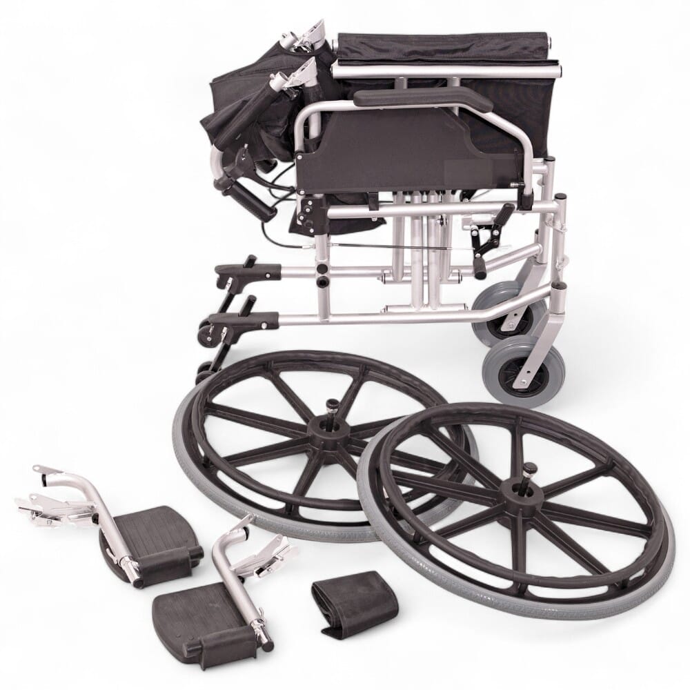 consort deluxe self propelled wheelchair dismantled