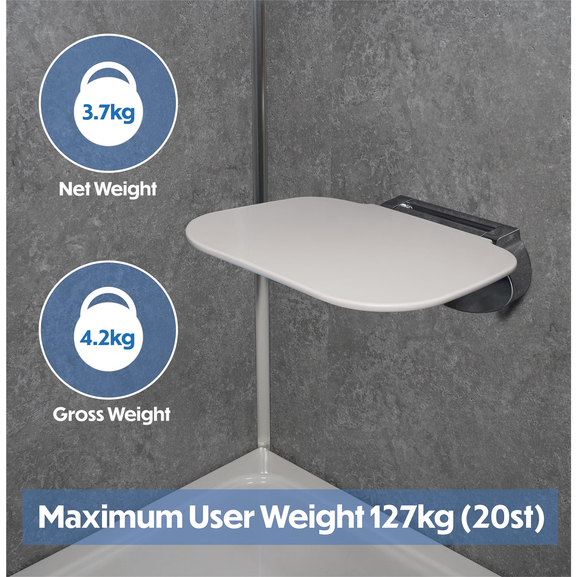 contemporary fold up shower seat 2