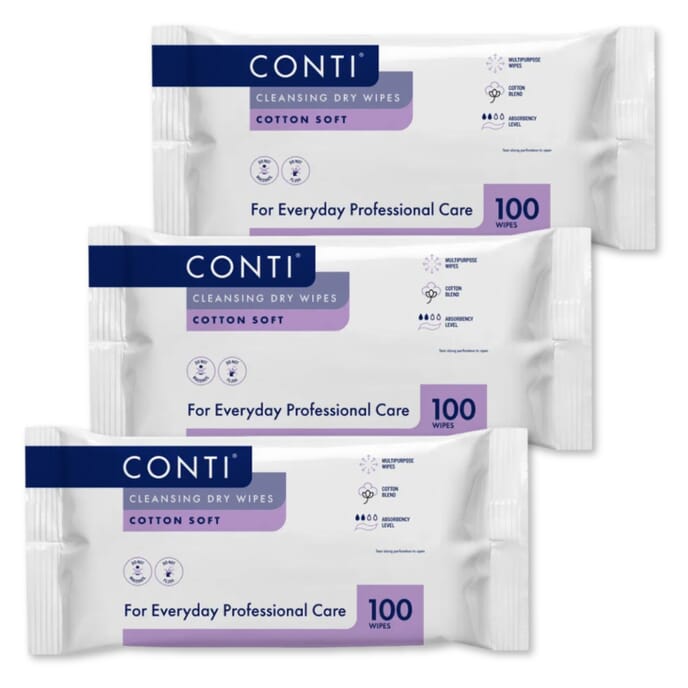 conti cotton soft heavyweight wipes triple pack