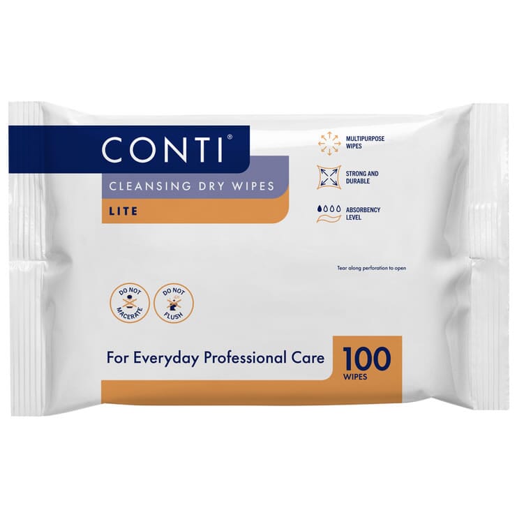 View Conti Lite Standard Dry Wipes Small information