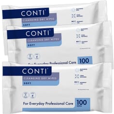 Conti Soft Cleansing Dry Wipes - 3 Packs