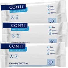 Conti Supersoft Wet Wipes - Triple Pack