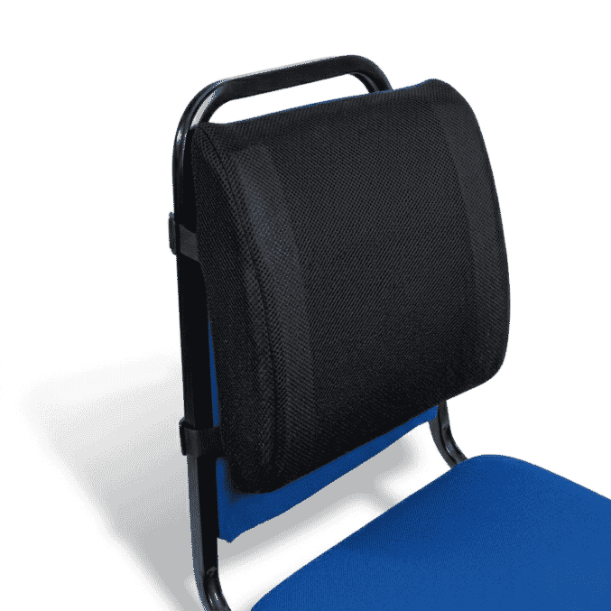 cooling gel memory foam lumbar support cushion on chair