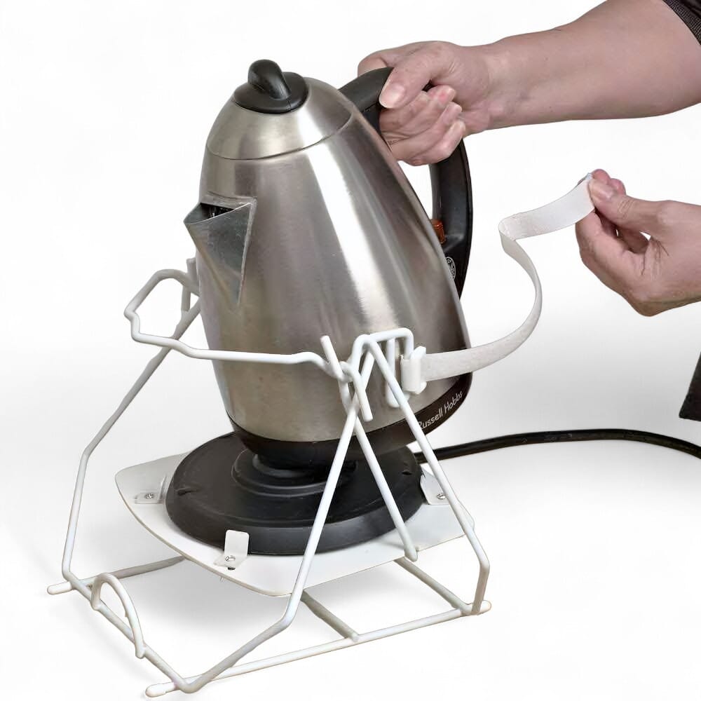 cordless kettle tipper hook and loop strap