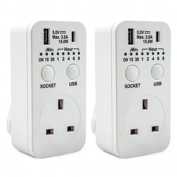 Countdown Timer Plug - Pack of 2 from Essential Aids