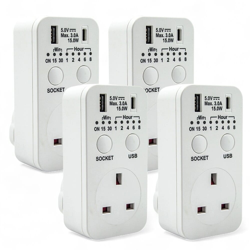 countdown timer plug pack of 4