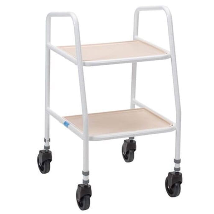 cream easy grip kitchen trolley