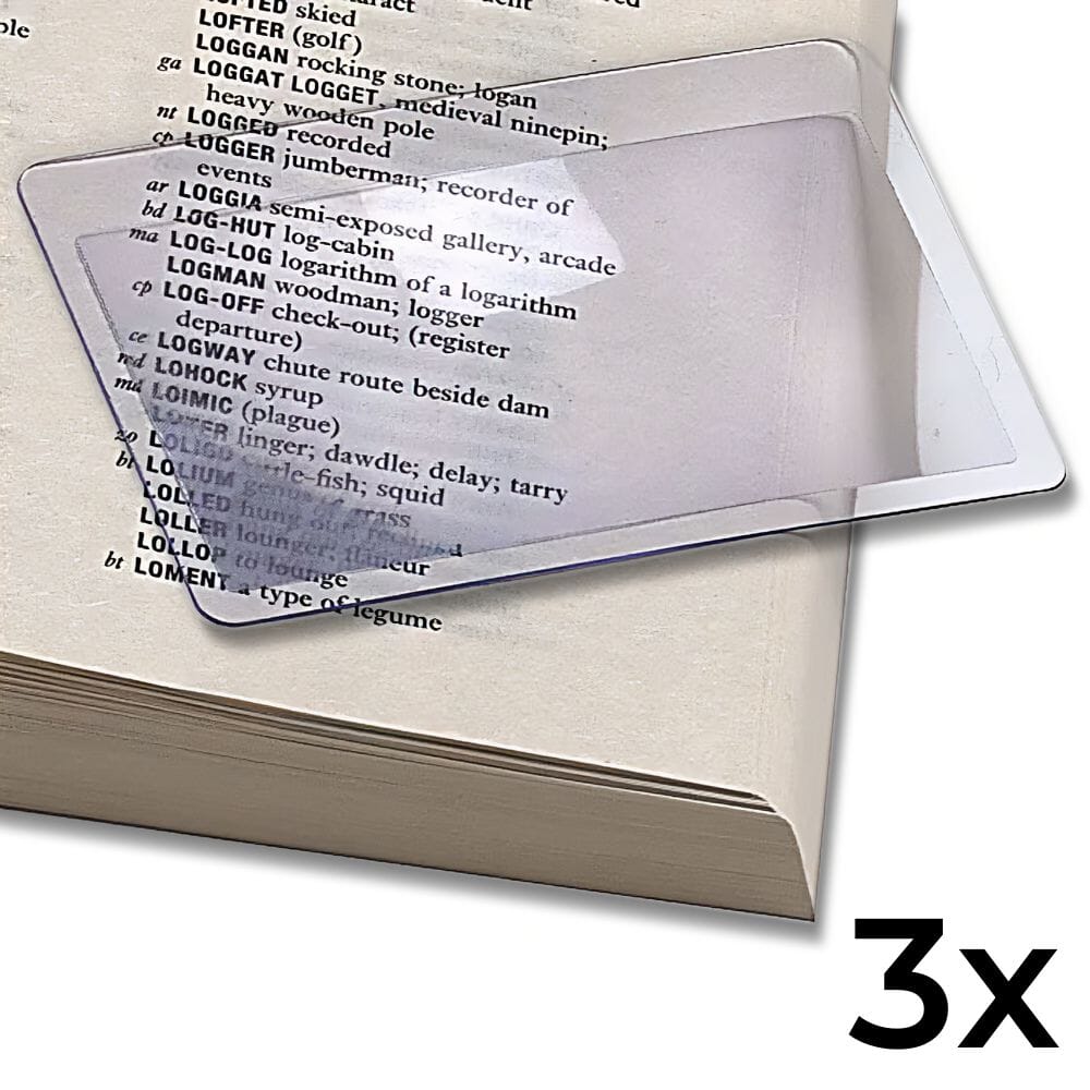 credit card magnifier 3x