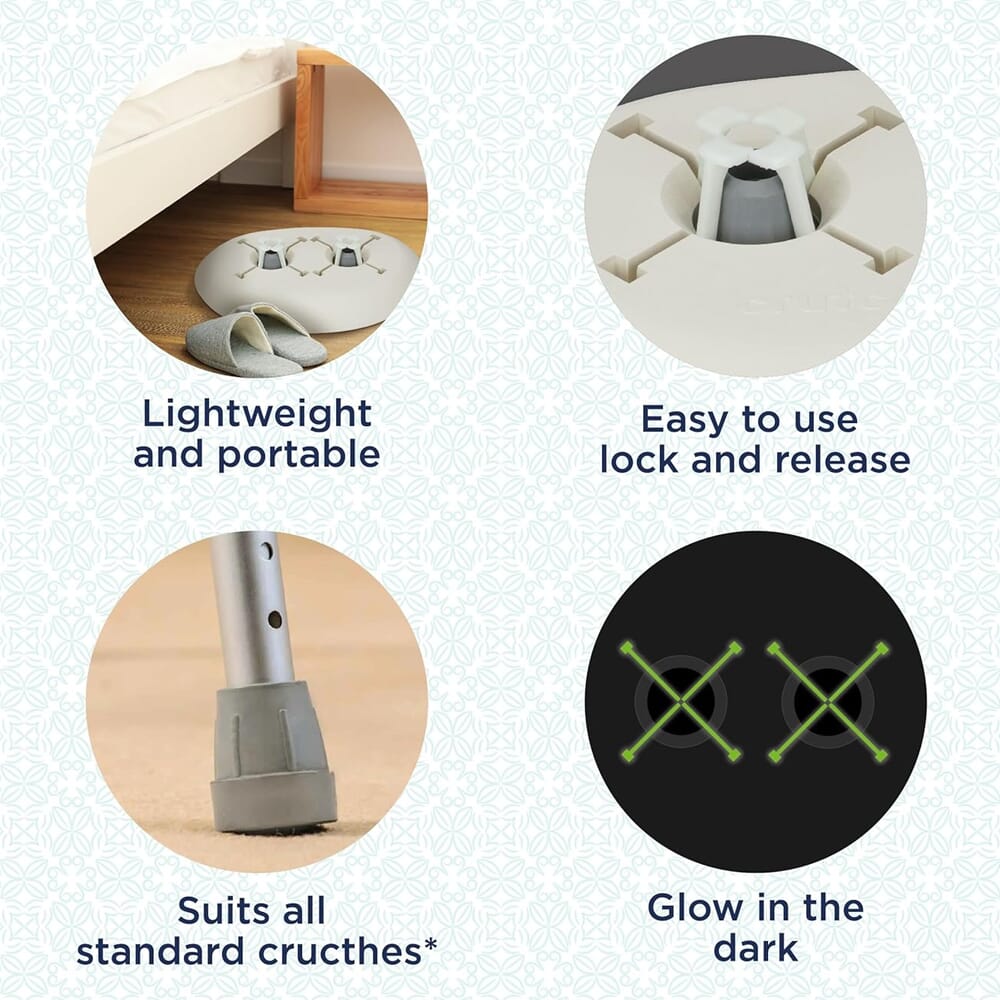 crutch caddy features