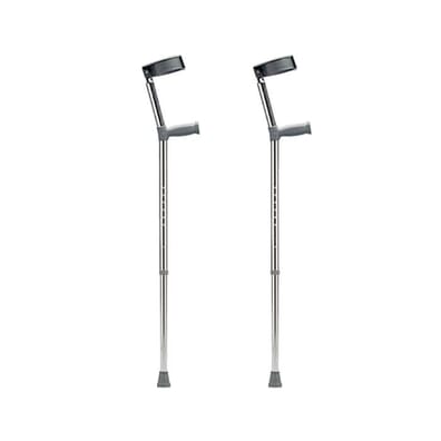 Crutches, Pair, Adult, Single Adj
