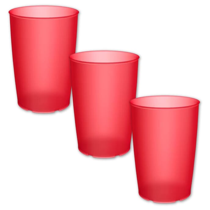 cup scale red pack of 3