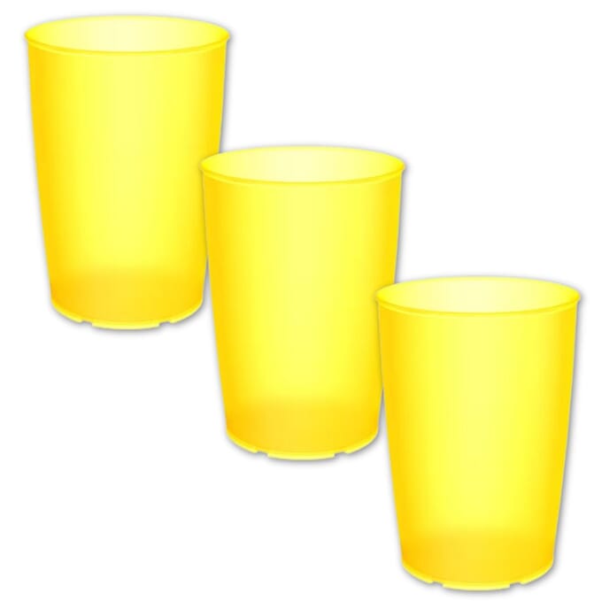 cup scale yellow pack of 3