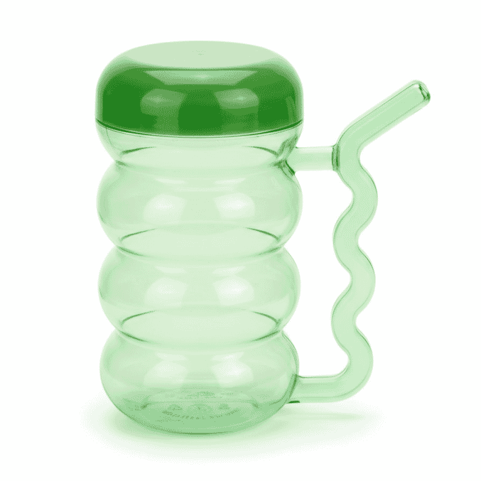 cup with integral straw