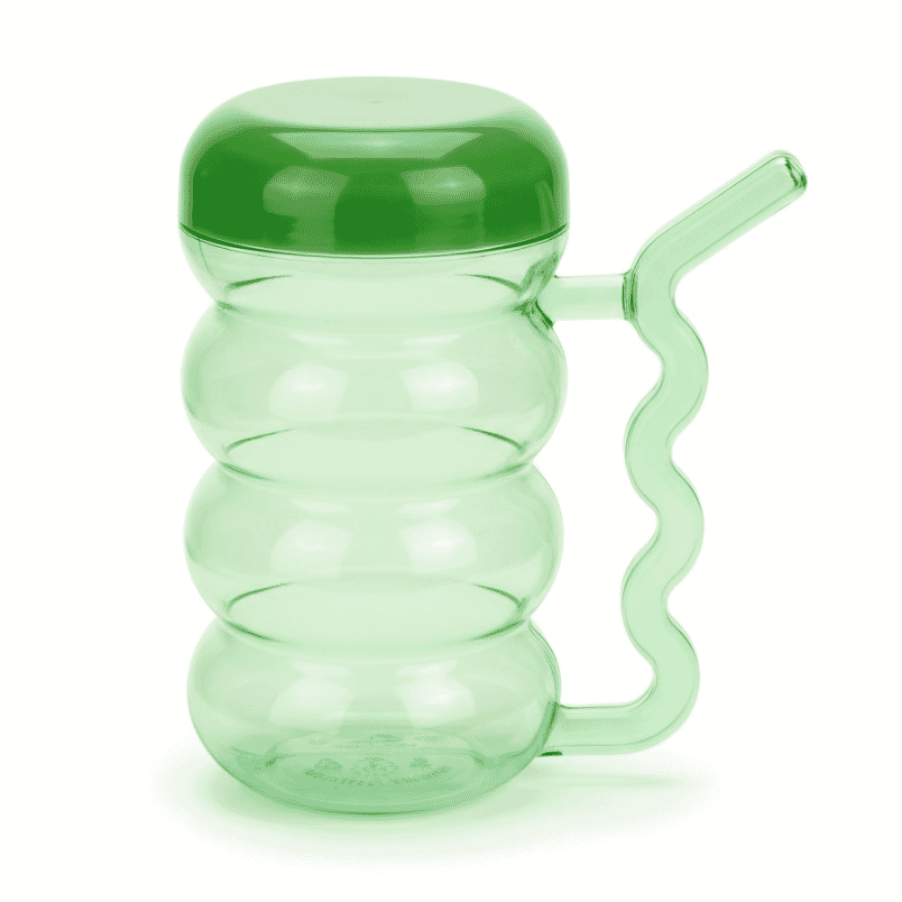 Cup with Integral Straw