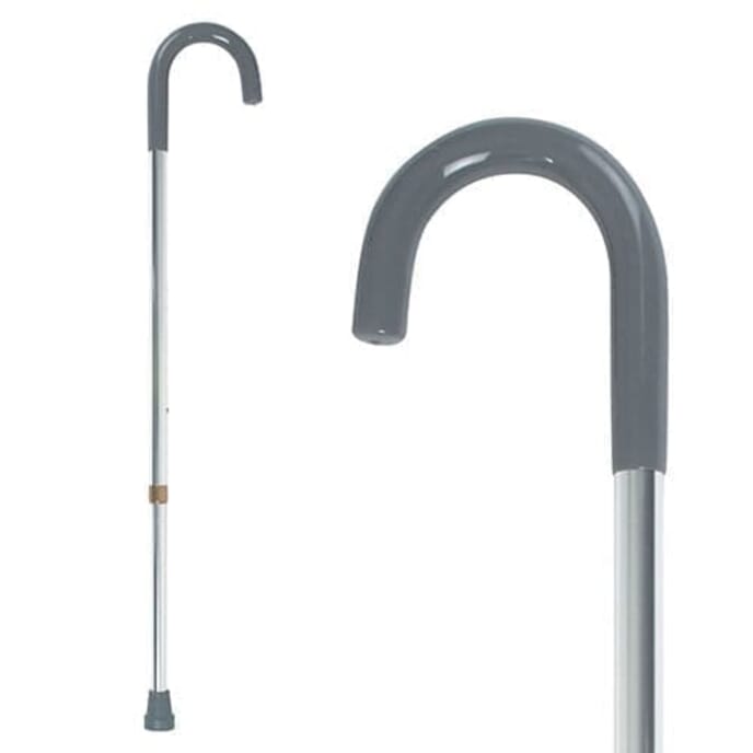 curve handle telescopic walking stick