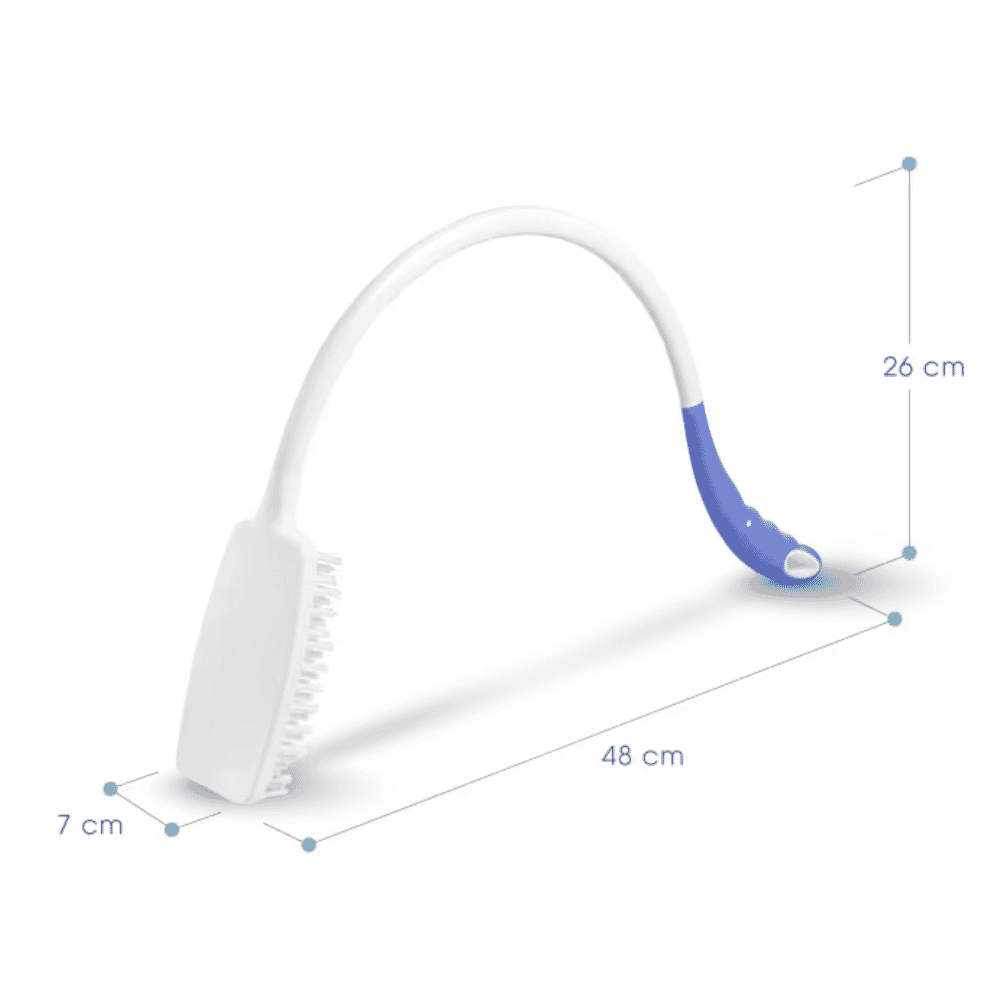 curved bath brush dimensions