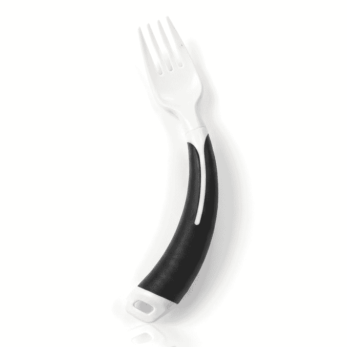curved fork right hand black