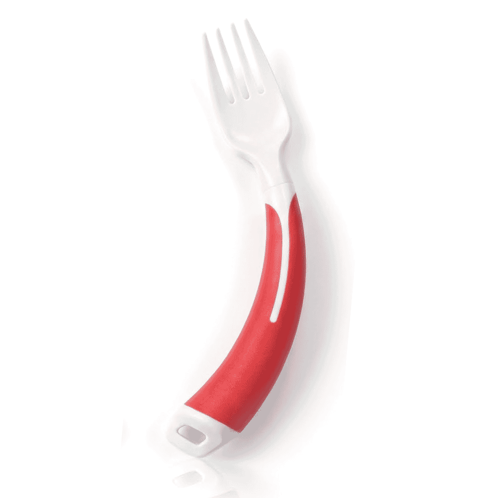 Curved Fork Right hand Red