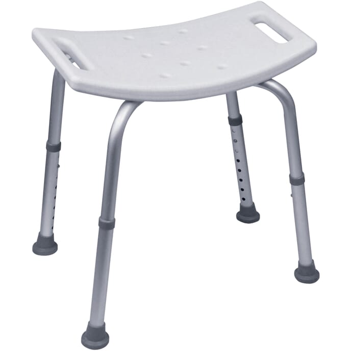 curved shower stool