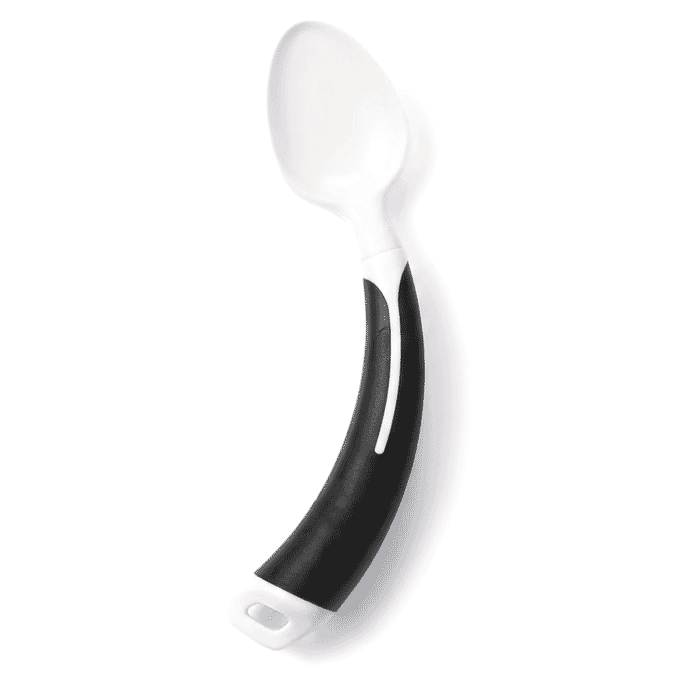 curved spoon right hand black