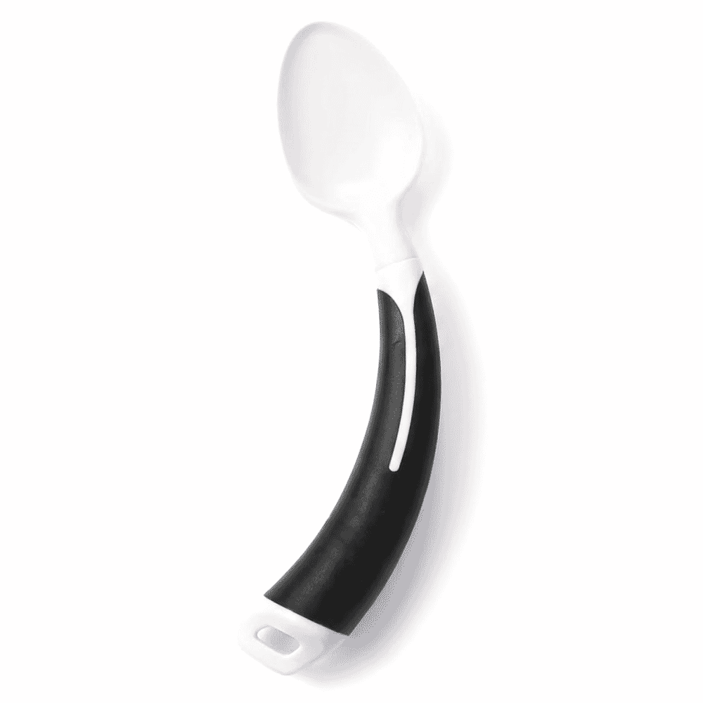 curved spoon right hand black