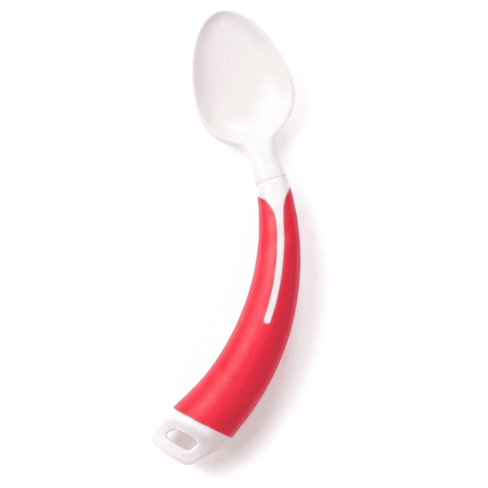 curved spoon right hand red