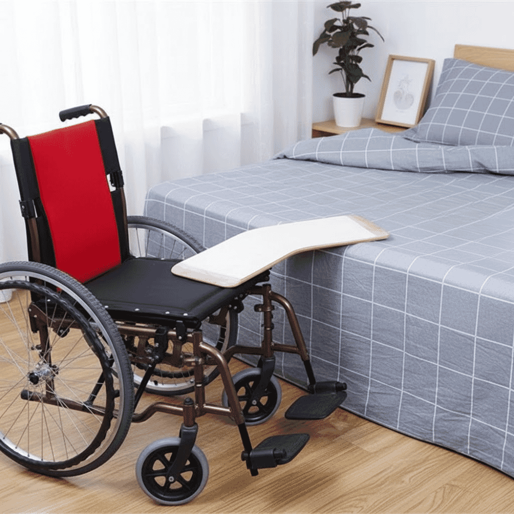 curved wooden transfer board lifestyle