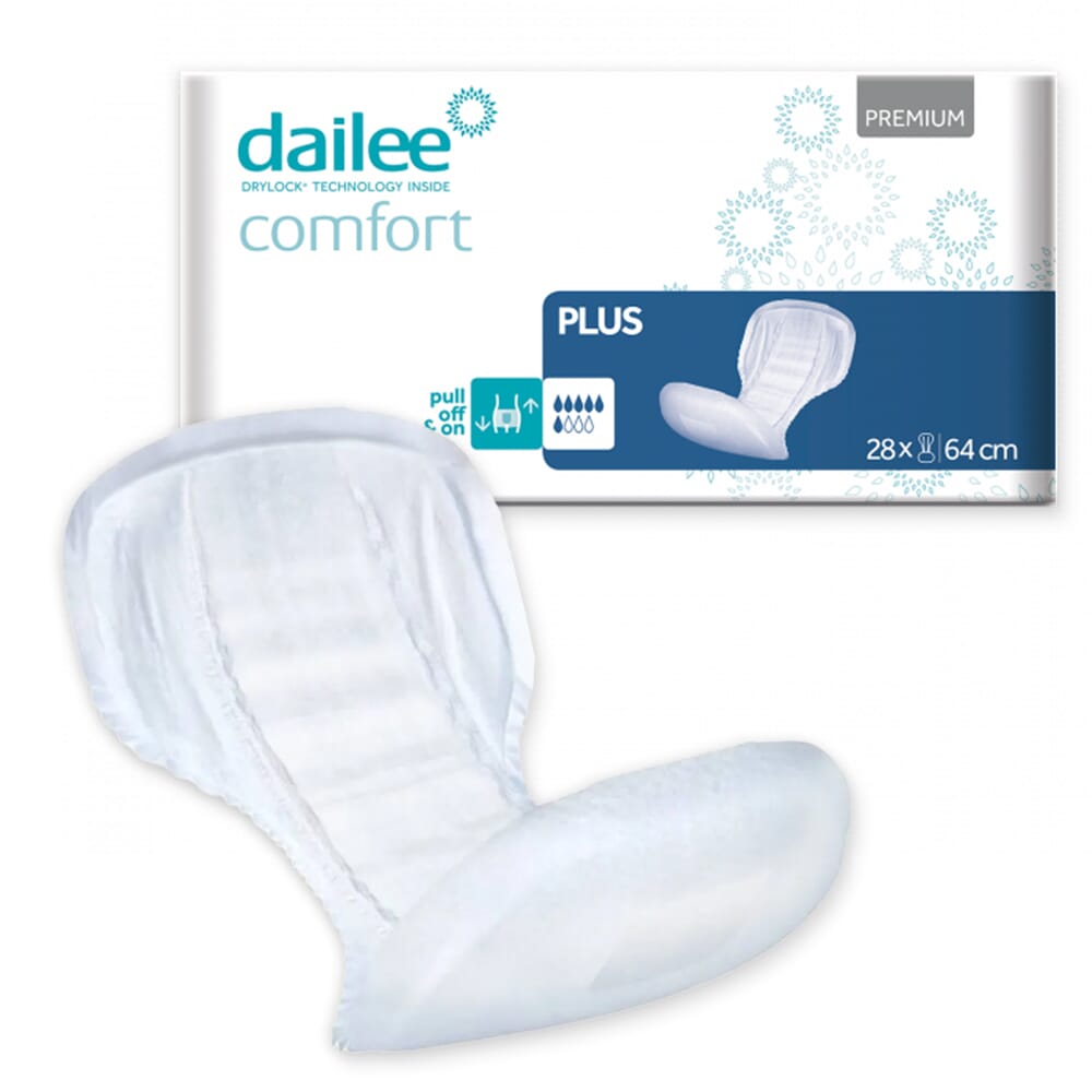 View Dailee Comfort Incontinence Pads Dailee ComfortPlus Case of 1 x 28 information