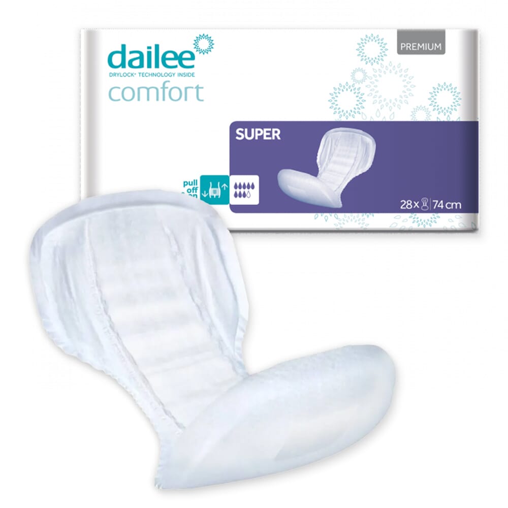 View Dailee Comfort Incontinence Pads Dailee ComfortSuper Case of 1 x 28 information