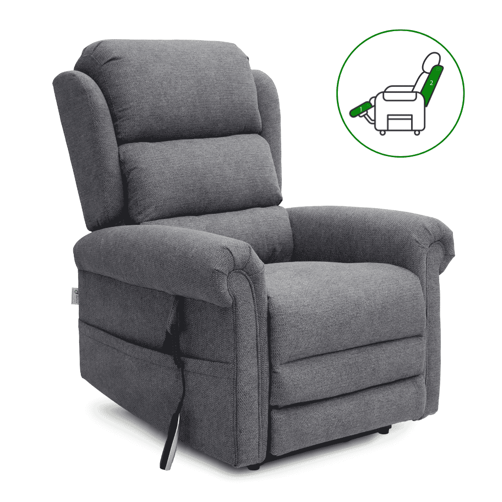 dallux everest dual motor riser recliner chair granite