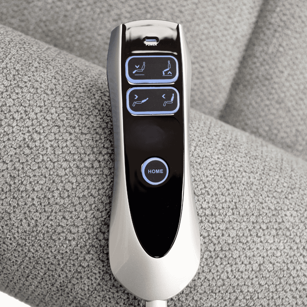 dallux everest dual motor riser recliner chair stone controller