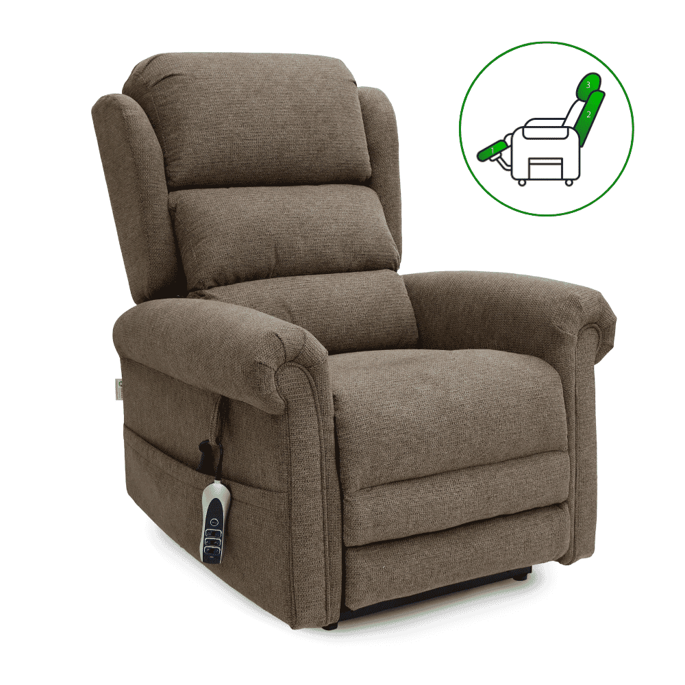 dallux everest triple motor riser recliner chair bark