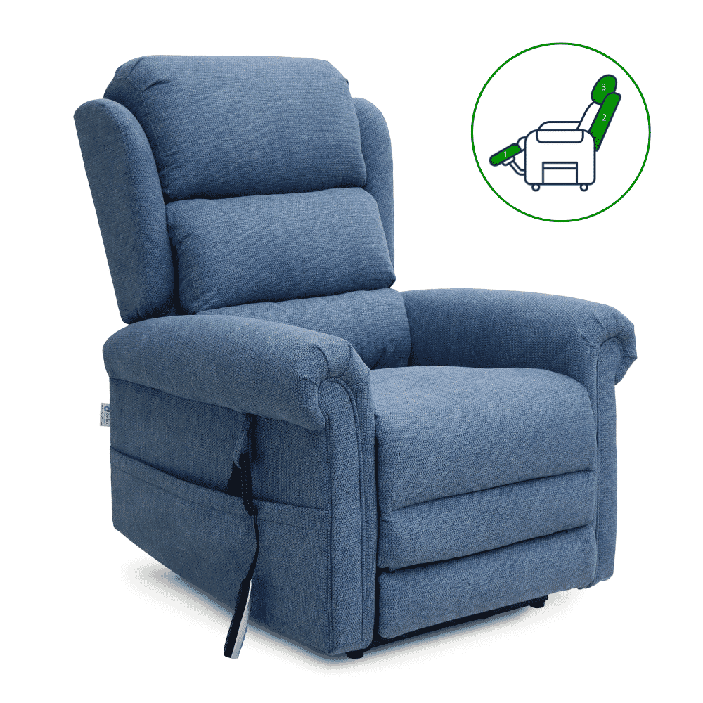 dallux everest triple motor riser recliner chair marine