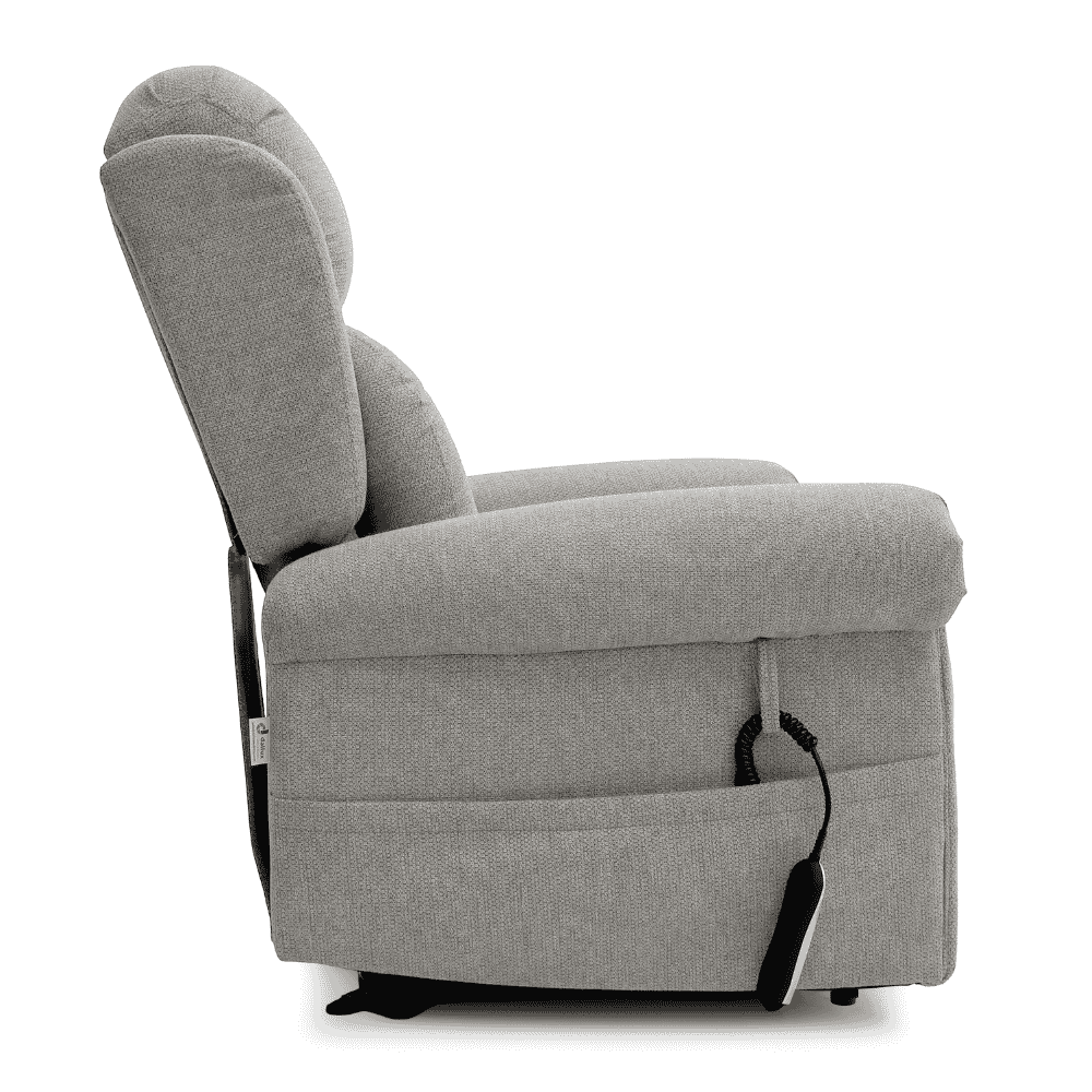 dallux everest triple motor riser recliner chair stone side